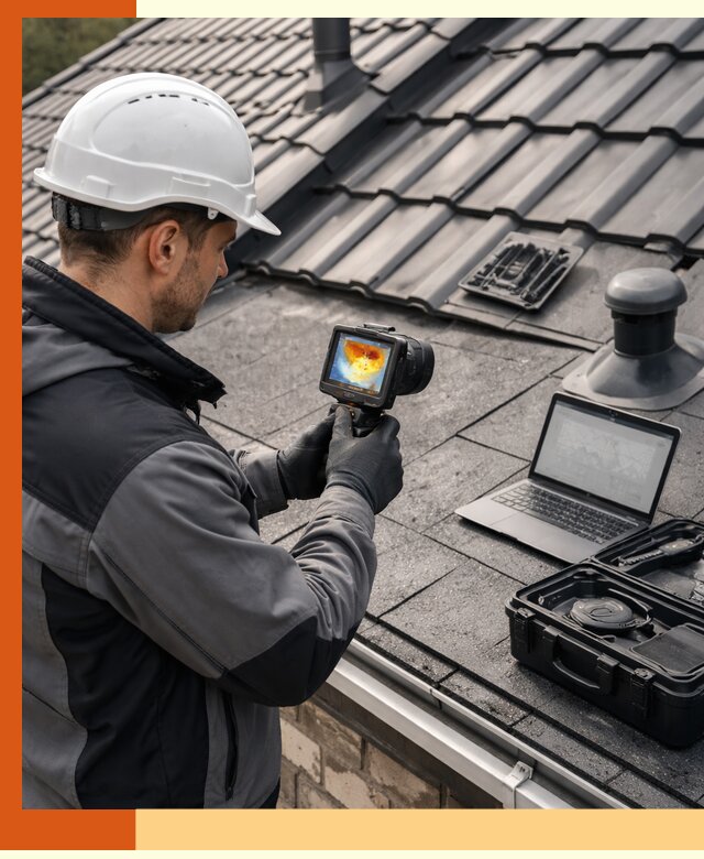 Тепловизионное обследование кровли в Чапаевске для выявления дефектов