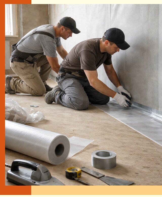 Монтаж пароизоляции для дома и помещений в Чапаевске