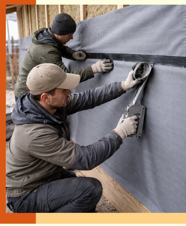 Монтаж ветроизоляции зданий и конструкций в Чапаевске