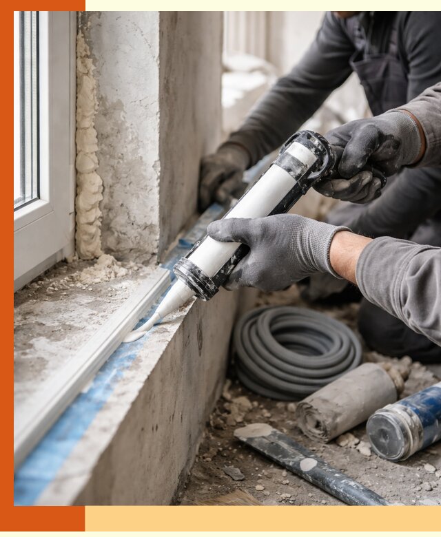 Герметизация стыков и примыканий зданий в Чапаевске