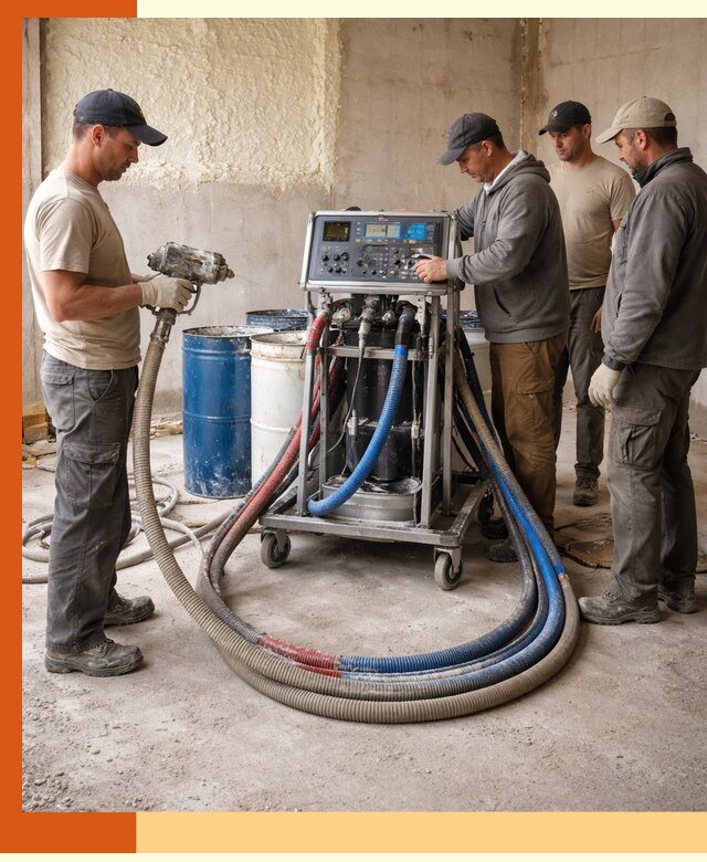 Аренда установки для напыления ППУ в Чапаевске на выгодных условиях